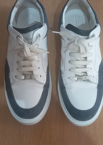 Beyaz Erkek Ayakkabı Bağcıkları - Sokak Stili İnci orjinal - Görsel 4