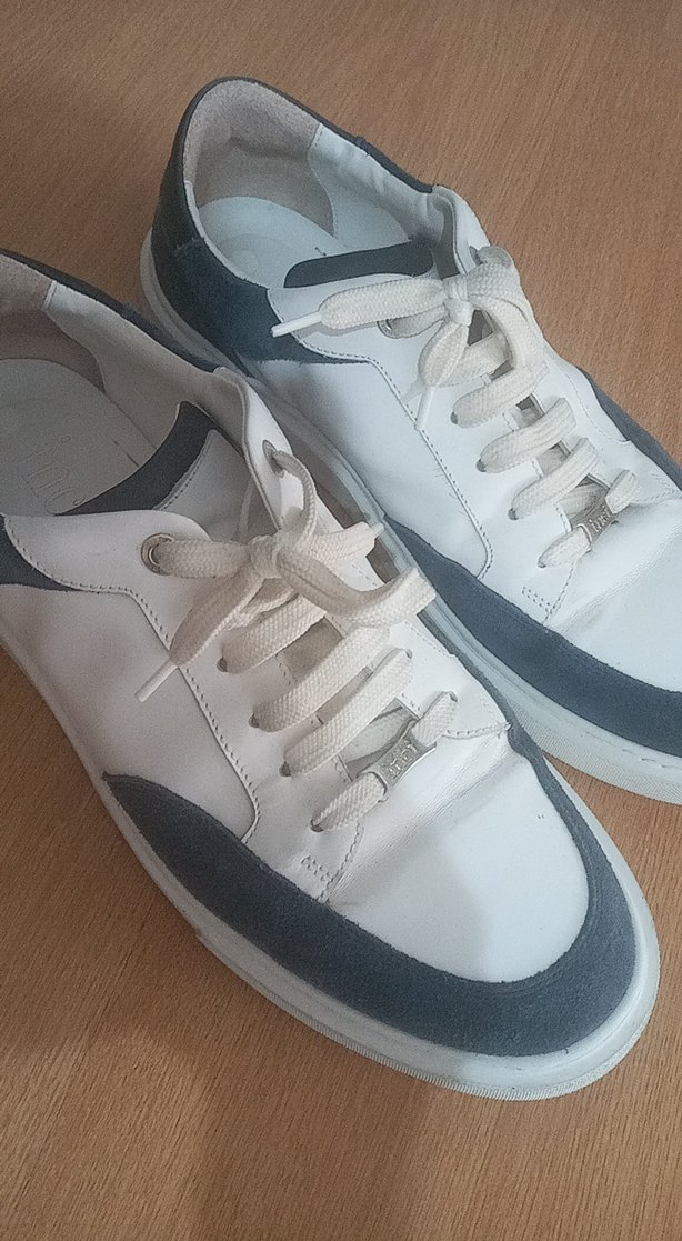 Beyaz Erkek Ayakkabı Bağcıkları - Sokak Stili İnci orjinal - Görsel 5