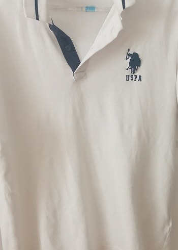 USPA Beyaz Erkek Polo Tişört orjinal