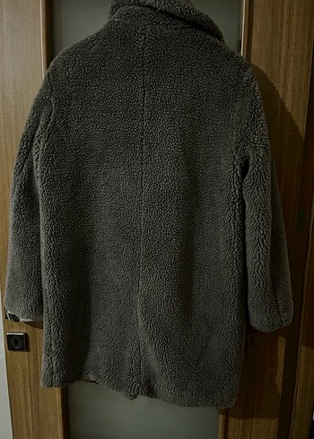 40 Beden Gri Orjınal zara marka peluş kaban