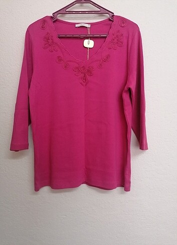 Pembe benye bluz - Görsel 2