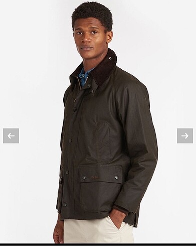 Barbour Bedale Wax Mont - Olive