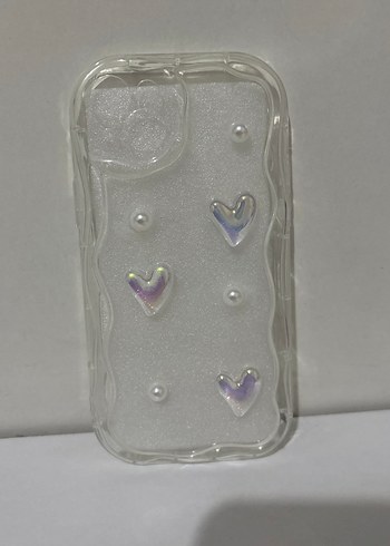 Boncuklu Beyaz Bohem Telefon Kılıfı - Görsel 2