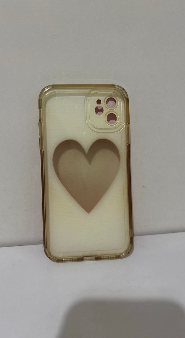 Parlak Kırmızı Bohem Kalp Desenli Telefon Kılıfı - Görsel 3