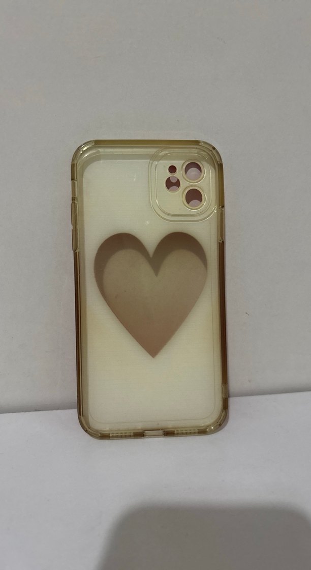 Parlak Kırmızı Bohem Kalp Desenli Telefon Kılıfı - Görsel 4