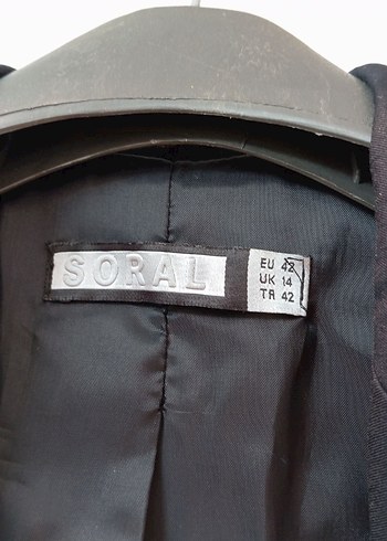 Kadın Siyah Düğmeli Ofis Blazer Ceket - Görsel 2