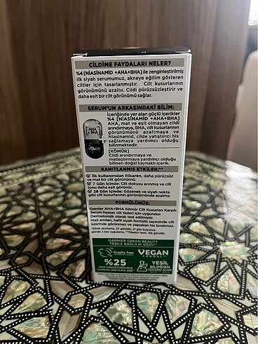 Beden GARNIER AHA+BHA Kömür Serumu