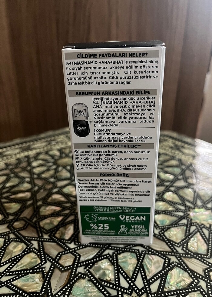 GARNIER AHA+BHA Kömür Serumu - Görsel 3