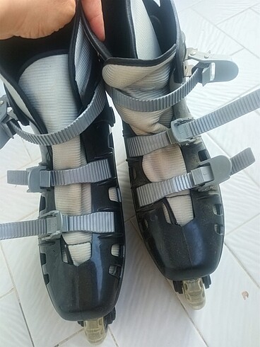 Gri Unisex Kilitli Inline Paten - Görsel 7