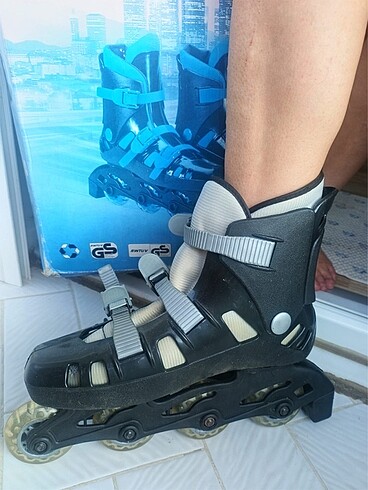 Gri Unisex Kilitli Inline Paten - Görsel 8