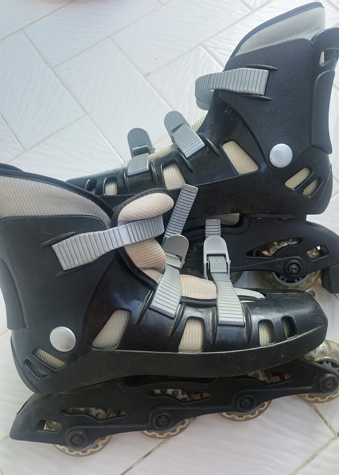 Gri Unisex Kilitli Inline Paten - Görsel 3