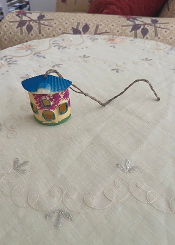 Diğer Asmalı Renkli Dekoratif Küçük Ev Süsü