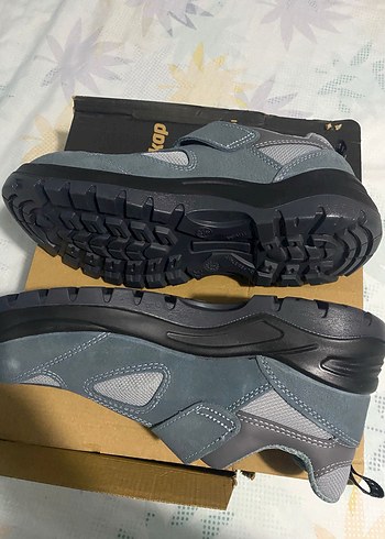 Gri Erkek Spor  Velcro Kapatma Mekap Marka - Görsel 2