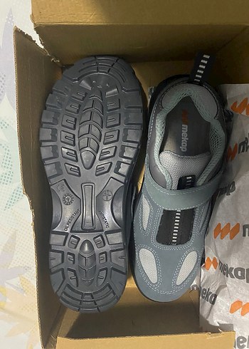 Gri Erkek Spor  Velcro Kapatma Mekap Marka - Görsel 3