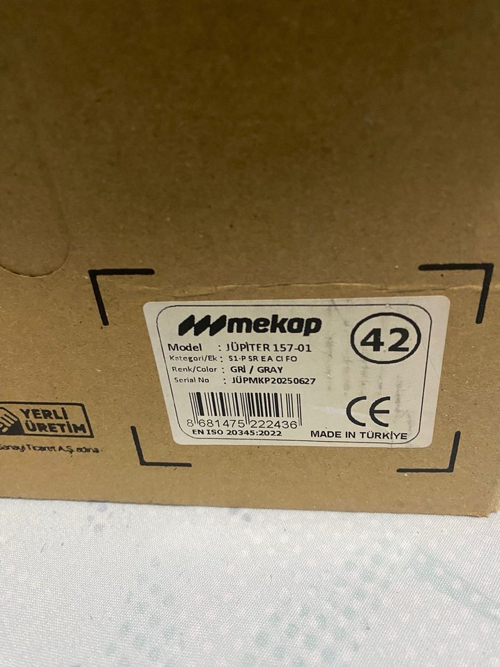 Gri Erkek Spor  Velcro Kapatma Mekap Marka - Görsel 4