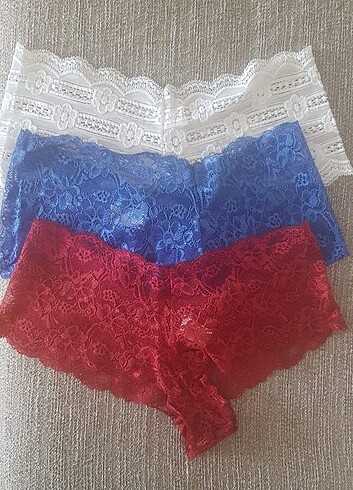 Dantelli boxer iç çamaşırı