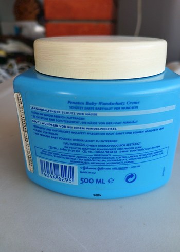 Beden Renk Almanyadan Penaten Bebek Pişik Kremi 500ml