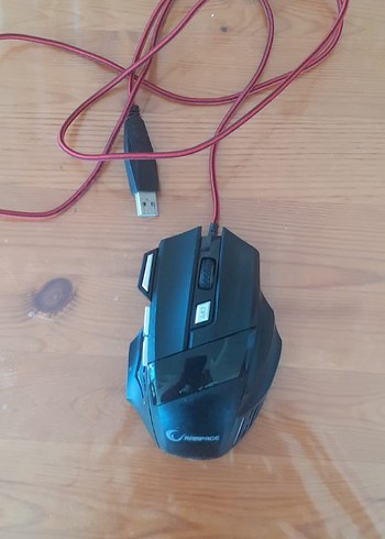 Beden Renk RAMPAGE Siyah Kablolu Oyun Mouse'u,