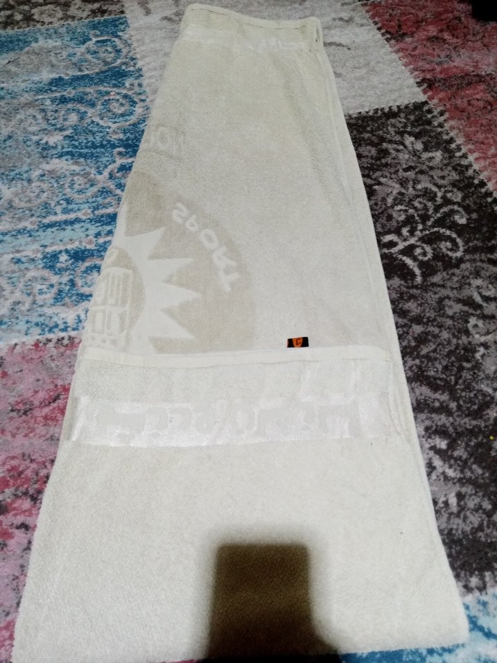 Bej Gri Bohem Desenli Havlu - Görsel 3