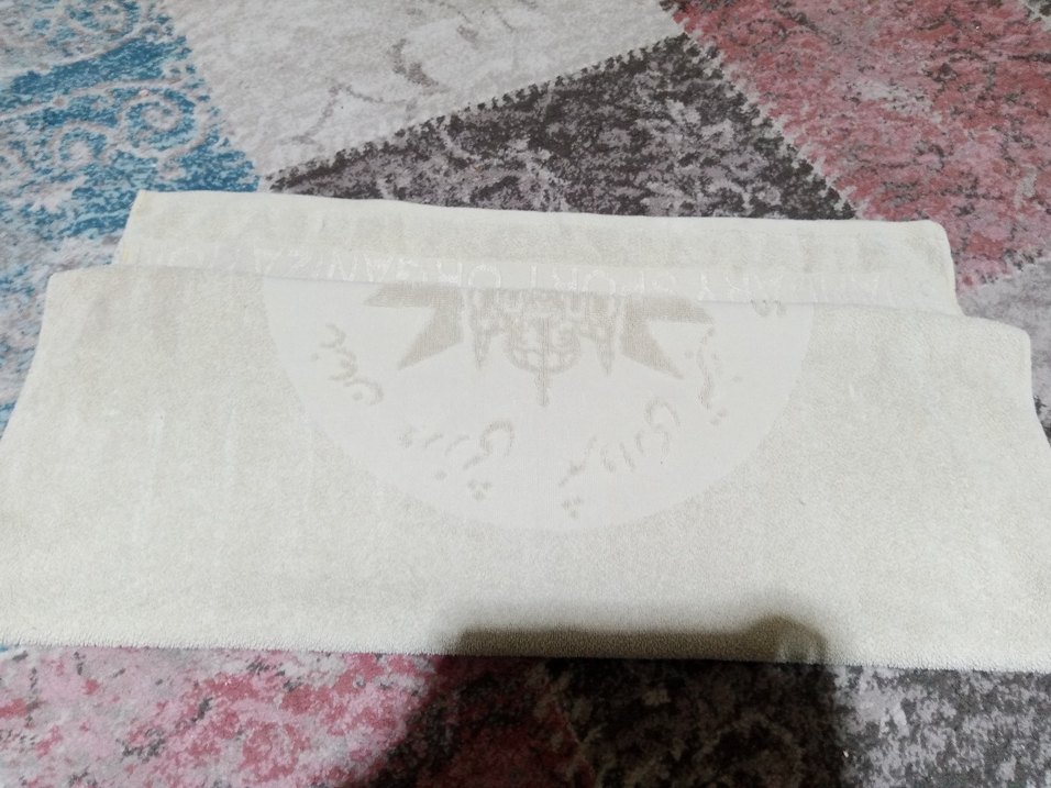 Bej Gri Bohem Desenli Havlu - Görsel 2