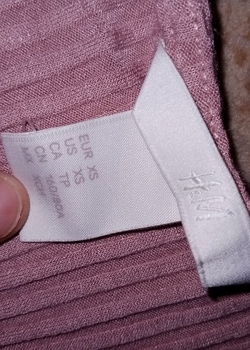 Pembe V Yaka Uzun Kollu Kız Triko Bluz - Görsel 2