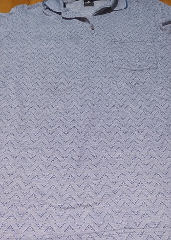 Gri Düğmeli Erkek Polo Tişört - Görsel 3