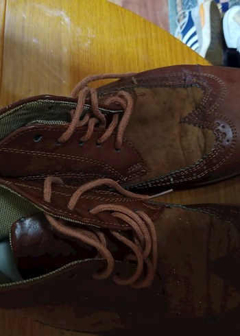 Kahverengi Erkek Bağcıklar 41 numarası - Görsel 3