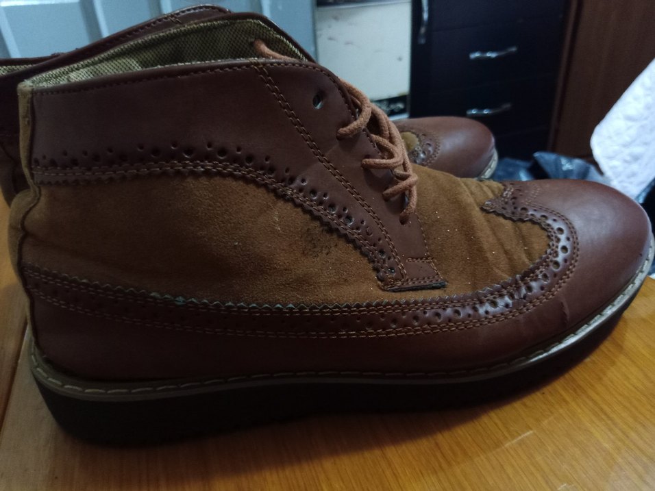 Kahverengi Erkek Bağcıklar 41 numarası - Görsel 2