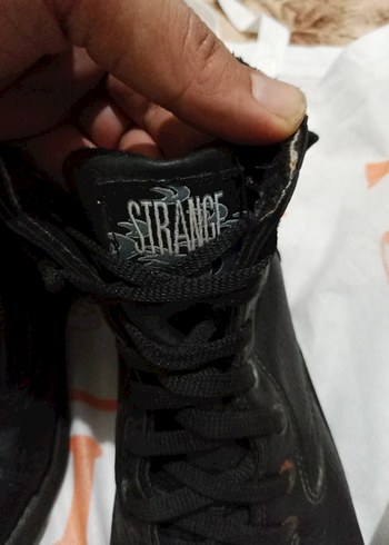 Siyah Erkek Bağcık - Grunge Punk Stili - Görsel 2