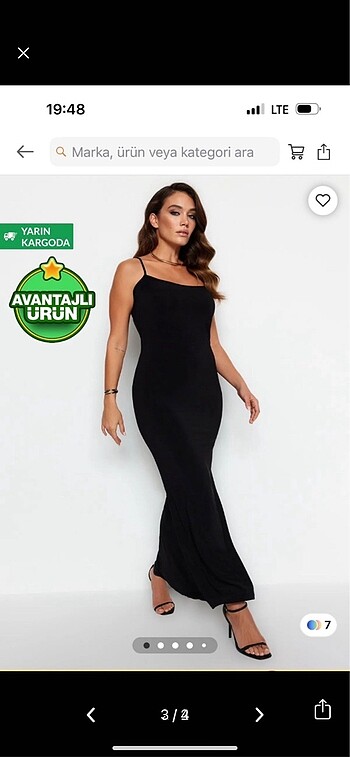 Askılo uzun elbise