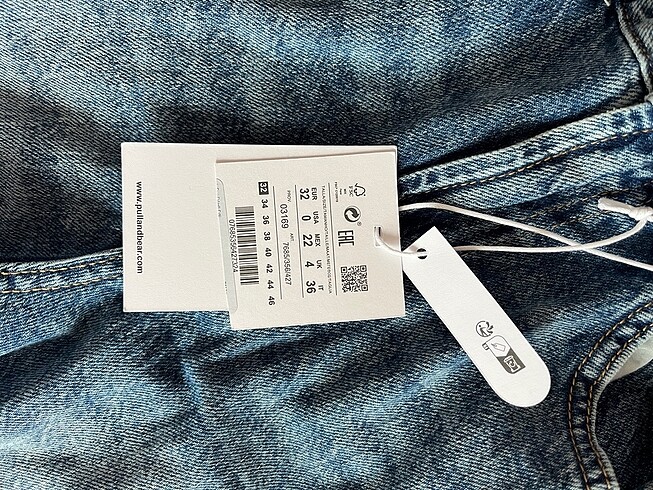32 Beden pull&bear jean