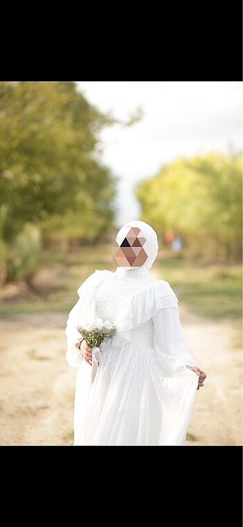 Gelinlik dış çekim elbisesi nikah elbisesi - Görsel 2
