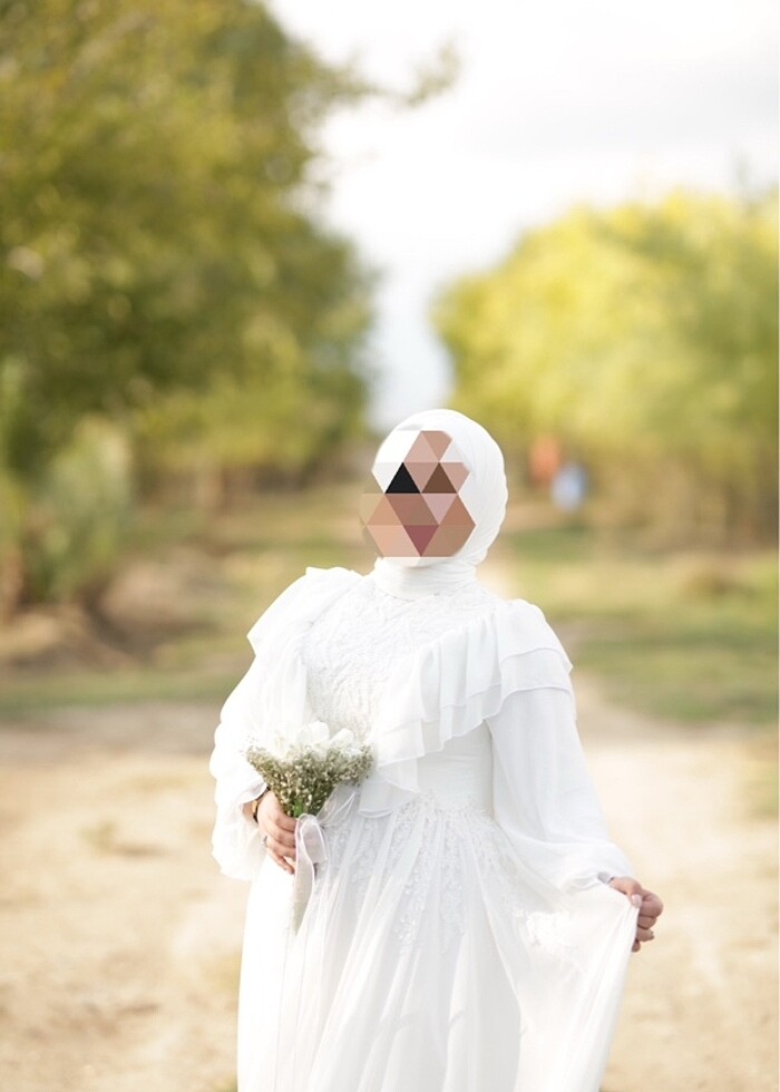 Gelinlik dış çekim elbisesi nikah elbisesi - Görsel 2
