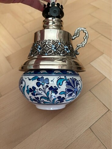 Diğer Kütahya çini el boyaması gaz lambası