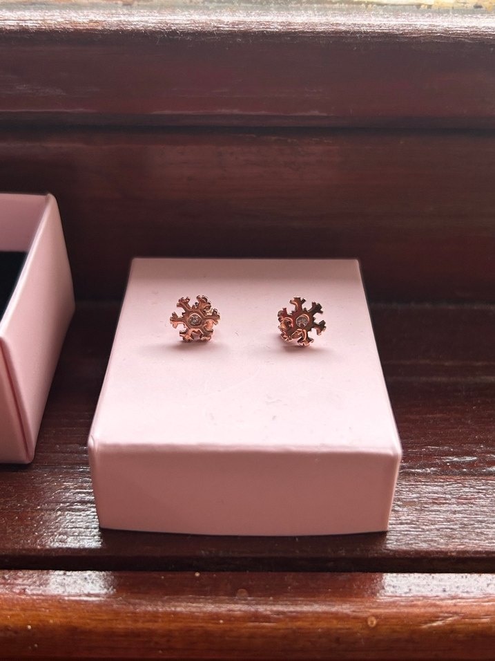 Yeni gümüş kadın küpe - Görsel 3