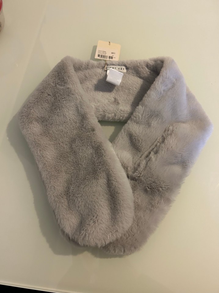 jimmy key yeni kadın yaka kürkü  / atkı - Görsel 2