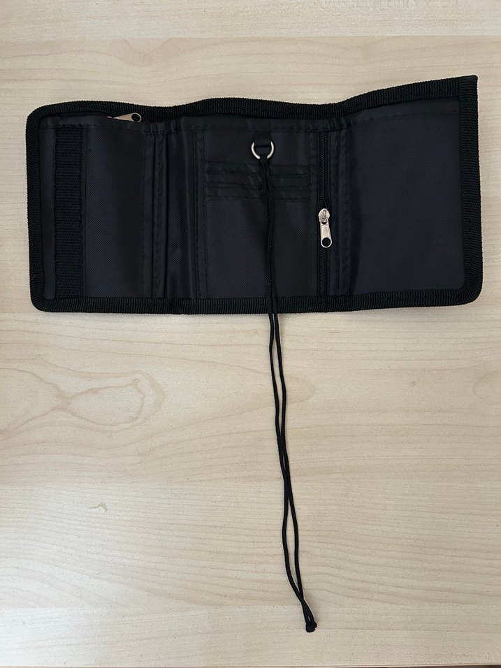 Çok bölmeli Siyah unisex Cüzdan - Görsel 2