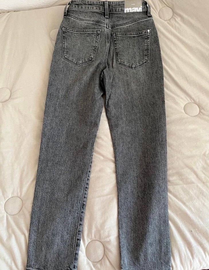 Mavi kadın gri Pantolon - Görsel 2