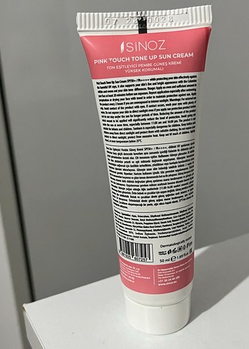 Sinoz Pembe Dokunuş Tonlandırıcı Güneş Kremi SPF 50 - Görsel 2