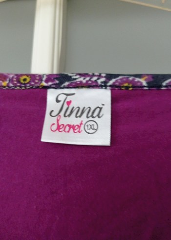 Mor Bohem Uzun Kollu Hamile Tişörtü - Görsel 2