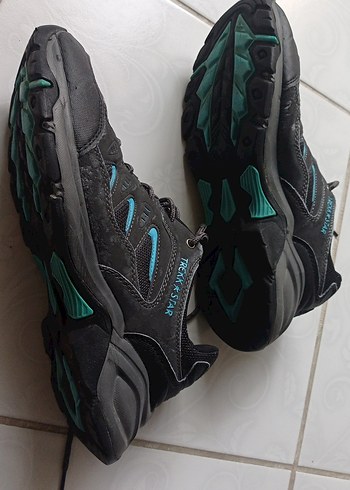 Gri Erkek Spor Outdoor Ayakkabı Bağcıklı - Görsel 3