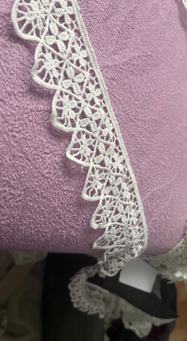 Bohem Dantel Kenarlıklı Kumaş - Görsel 2