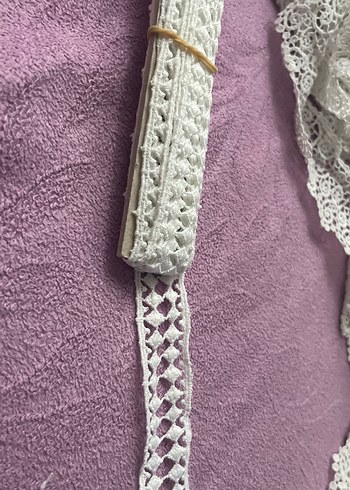 Bohem Tarzı Beyaz Dantel Şerit - Görsel 2
