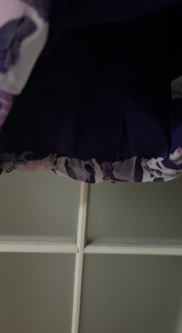 Kadın Mor Gri Batik Desenli V Yaka Bluz - Görsel 3