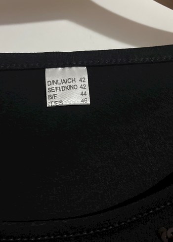 Nakışlı Siyah Triko Kadın Bluz - Görsel 3