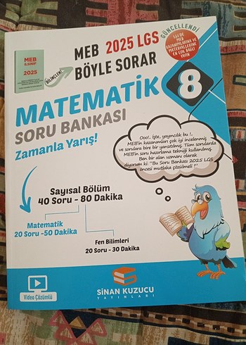 Sinan kuzucu 8. sınıf lgs matematik soru bankası