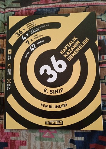 8. Sınıf hız yayınları fen bilimleri 36lı deneme