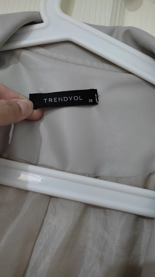 Taş Rengi Erkek Trençkot - Görsel 4