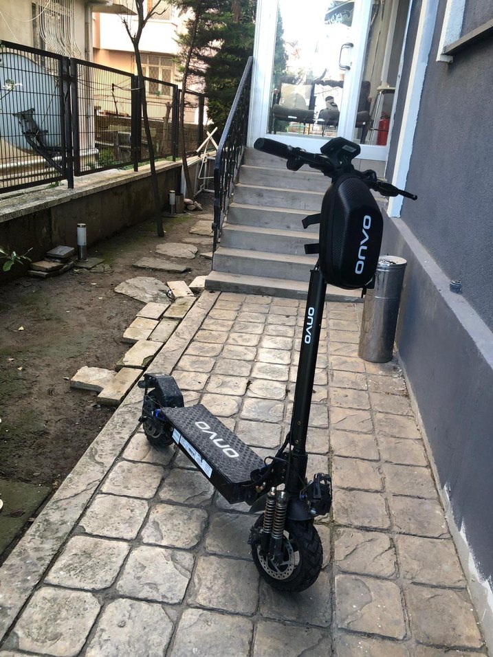 Siyah  Elektrikli Scooter - Görsel 5