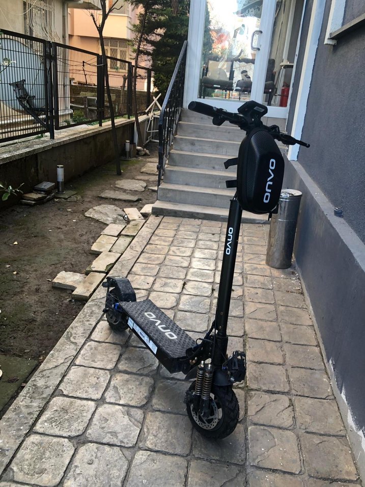 Siyah  Elektrikli Scooter - Görsel 2